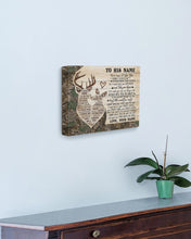 Load image into Gallery viewer, Custom Name Gift For Husband Camo Deer The Gift Of You Matte Canvas
