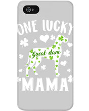 Load image into Gallery viewer, Great Dane Let The Shenanigans Begin Clover St Patrick's Day Gift Phone case
