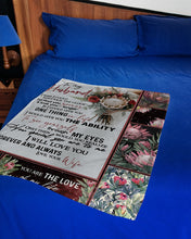 Load image into Gallery viewer, Bouquet Of Protea  Love You Longer Gift For Husband Fleece Blanket
