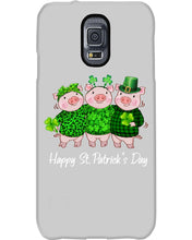 Load image into Gallery viewer, Pig Wear Plaid Shirt And Top Hat St Patrick's Day Gift Phone case
