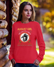 Load image into Gallery viewer, Birthday Gift For August Girl The Soul Of A Witch Sweatshirt
