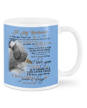Load image into Gallery viewer, Wedding Rings The Day I Met You Gift For Husband Mug

