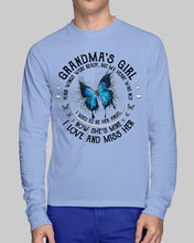 Load image into Gallery viewer, Blue Butterfly Gift For Angel Grandma Your Wings Were Ready Unisex Long Sleeve
