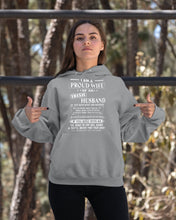Load image into Gallery viewer, I Am A Proud Wife Of An Irish Husband Gift For Family Hoodie
