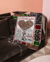 Load image into Gallery viewer, Christmas Decoration My Love For You Is Forever Gift For Granddaughter Fleece Blanket

