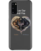 Load image into Gallery viewer, Horses From Our First Kiss Custom Name Gift For Girlfriend Phone case
