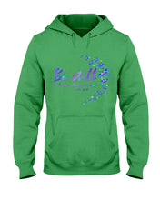 Load image into Gallery viewer, Be Still And Know That I Am God Purple Dragonfly Hoodie
