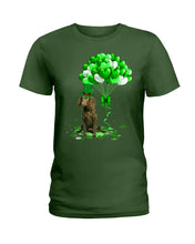 Load image into Gallery viewer, American Water Spaniel Patrick Balloons St. Patrick's Day Color Changing Mug Ladies Tee
