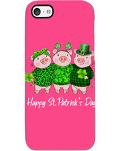 Load image into Gallery viewer, Pig Wear Plaid Shirt And Top Hat St Patrick's Day Gift Phone case
