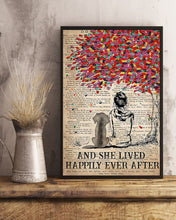 Load image into Gallery viewer, Beagle Dog And She Lived Happily Ever After Vertical Poster
