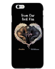 Load image into Gallery viewer, Horses From Our First Kiss Custom Name Gift For Girlfriend Phone case
