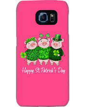 Load image into Gallery viewer, Pig Wear Plaid Shirt And Top Hat St Patrick's Day Gift Phone case
