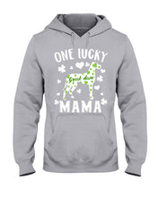 Load image into Gallery viewer, Great Dane Let The Shenanigans Begin Clover St Patrick's Day Gift Hoodie
