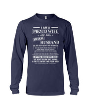 Load image into Gallery viewer, I Am A Proud Wife Of An Irish Husband Gift For Family Unisex Long Sleeve
