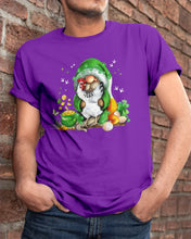 Load image into Gallery viewer, Gnome Pot Of Gold Shamrock St. Patrick's Day Printed Mug Guys Tee
