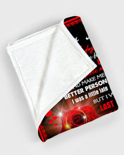 Load image into Gallery viewer, Custom Name Gift For Wife Red Rose Love You Forever And Always Fleece Blanket
