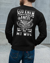 Load image into Gallery viewer, God Knew I Needed An Angel Gift For Husband Sweatshirt
