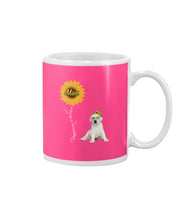 Load image into Gallery viewer, White Labrador Mimi Sunshine Dog Lovers St. Patrick's Day Printed Mug Mug
