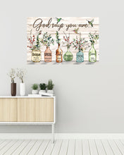 Load image into Gallery viewer, Hummingbirds God Says You Are Unique Horizontal Poster
