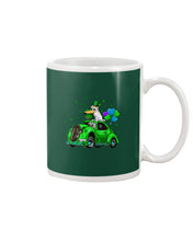 Load image into Gallery viewer, Labrador Green Car Pot Of Gold St Patrick's Day Gift For Dog Lovers Mug
