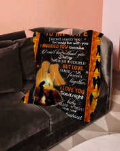 Load image into Gallery viewer, Proposal At Dawn Love Made Us Together Gift For Wife Fleece Blanket
