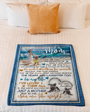 Load image into Gallery viewer, When I Was Down Turtle Daughter Gift For Mom Fleece Blanket
