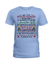 Load image into Gallery viewer, Perfect Gift For Husband Christmas Punch You In The Threat Ladies Tee
