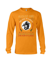 Load image into Gallery viewer, Birthday Gift For August Girl The Soul Of A Witch Unisex Long Sleeve
