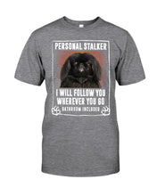 Load image into Gallery viewer, Black Pekingese Personal Stalker St. Patrick's Day Printed Mug Guys Tee
