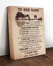 Load image into Gallery viewer, Love Everything You Are Custom Name Gift For Wife Matte Canvas
