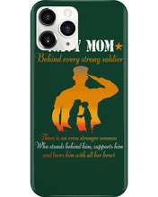 Load image into Gallery viewer, Son Gift For Navy Mom Behind Every Strong Soldier Phone case

