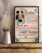 Load image into Gallery viewer, Thank For All Of The Happiness Gift For Bestie Vertical Poster
