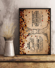 Load image into Gallery viewer, Autumn Tree How Much I Love You Mom Gift For Daughter Vertical Poster
