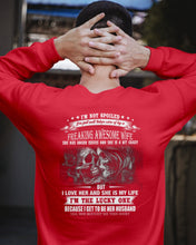 Load image into Gallery viewer, Amazing Gift For Husband She Love Me So Much Skull Sweatshirt
