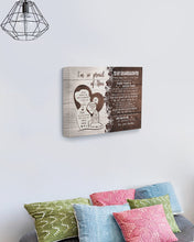 Load image into Gallery viewer, Hard Times And Good Times Grandpa Gift For Granddaughter Matte Canvas

