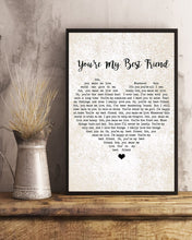 Load image into Gallery viewer, You Are My Best Friend Heart Shaped Gift For Lover Vertical Poster
