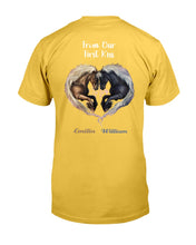 Load image into Gallery viewer, Horses From Our First Kiss Custom Name Gift For Girlfriend Guys Tee
