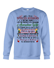 Load image into Gallery viewer, Perfect Gift For Husband Christmas Punch You In The Threat Sweatshirt

