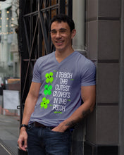 Load image into Gallery viewer, Lovely Clover Smiling I Teach The Cutest Clovers In The Patch St Patrick's Day Gift Guys V-Neck
