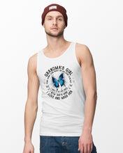 Load image into Gallery viewer, Blue Butterfly Gift For Angel Grandma Your Wings Were Ready Unisex Tank Top
