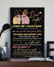Load image into Gallery viewer, Gift For Bestie I'm Lucky To Have You In My Life Vertical Poster
