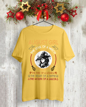 Load image into Gallery viewer, Birthday Gift For August Girl The Soul Of A Witch Guys Tee
