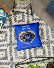 Load image into Gallery viewer, Horses From Our First Kiss Custom Name Gift For Girlfriend Pillow Cover
