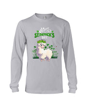 Load image into Gallery viewer, Lovely Llama Clover Garden Happy St Patrick's Day Gift For Llama Lovers Unisex Long Sleeve
