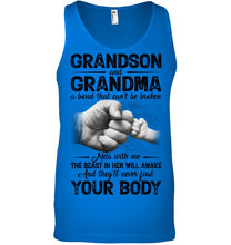 Load image into Gallery viewer, Can't Be Broken Grandma And Grandson Unisex Tank Top
