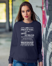 Load image into Gallery viewer, I Am A Proud Wife Of An Irish Husband Gift For Family Sweatshirt
