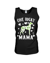 Load image into Gallery viewer, Great Dane Let The Shenanigans Begin Clover St Patrick's Day Gift Unisex Tank Top
