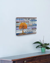 Load image into Gallery viewer, Autumn Tree Hard Times And Good Times Mom Gift For Son Matte Canvas
