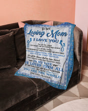 Load image into Gallery viewer, Daughter Gift For Loving Mom You Tucked Me Into Bed Fleece Blanket
