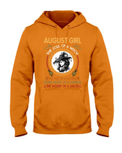 Load image into Gallery viewer, Birthday Gift For August Girl The Soul Of A Witch Hoodie
